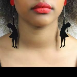 Acrylic Statement Earrings